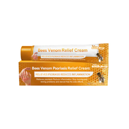 South Moon Bee Venom Psoriasis Relief Cream, Skin Relief Itching Relieve Redness Hand And Foot Moss Skin Moss Repair Cream