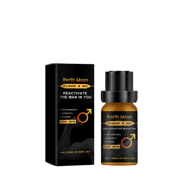 Cloud 9 Oil, Men's Body Care Moisturizing And Enhancing Long-Lasting Massage Essential Oil