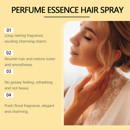 Roxelis Perfume Hair Care Essential Oil Spray Soft Care Hair Moisturizing Smooth Moisturizing Hair Luster Care Hair