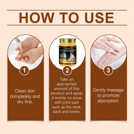 Ximonth Joint Care Cream Mild Herbal Formula For A Comfortable External Massage Cream For Neck And Back