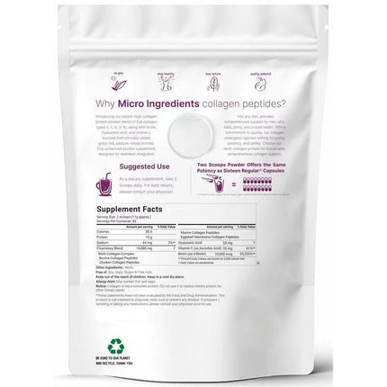 Multiple collagen powders