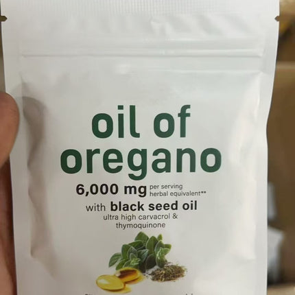 Oregano Oil Soft Capsules Dietary Supplement