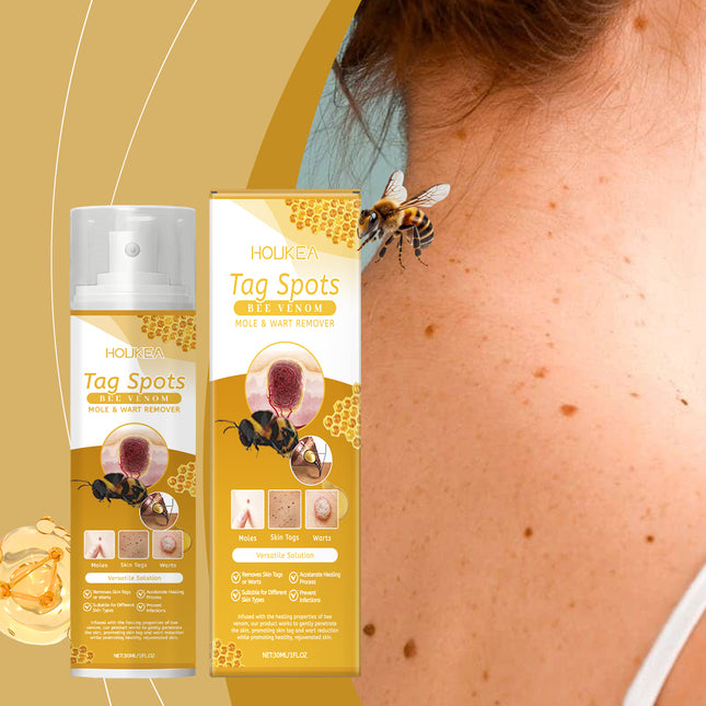 Houkea Bee Venom Skin Care Spray Cleansing Body Smooth Skin Gentle Formula Skin Care Spray
