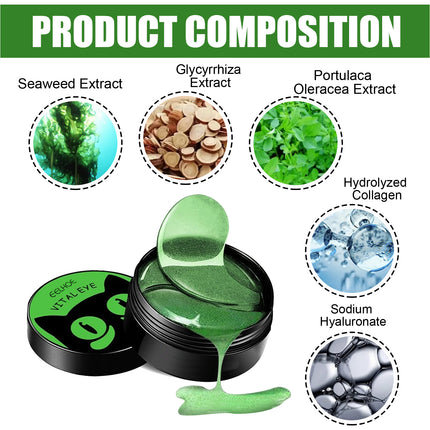 Seaweed Firming Eye Mask, Gentle Moisturizing, Nourishing And Caring Eye Mask For Daily Eye Care