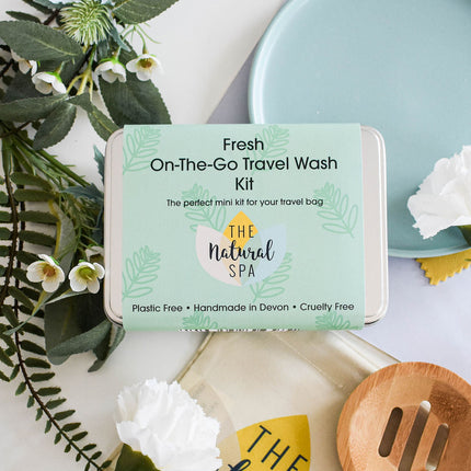Citrus Mini Travel Wash Kit | Natural “On the Go” Shampoo,