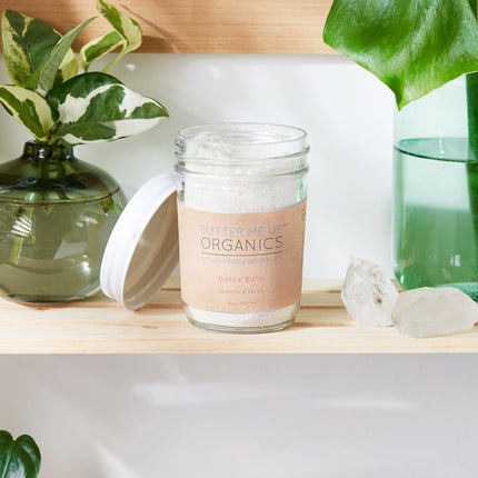Detox Bath Epsom Salt Clay Essential Oil Soak Organic Vegan