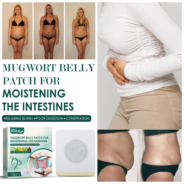 South Moon Mugwort Belly Patch For Moistening The Intestines, Gastrointestinal care slimming body shaping herbs navel paste