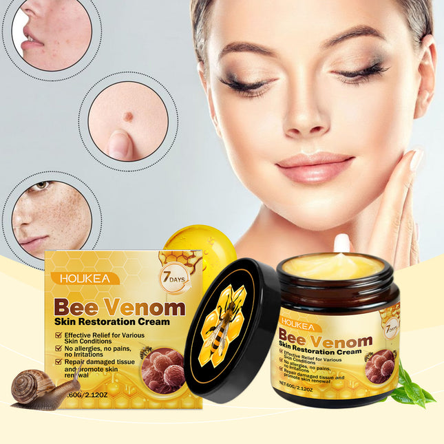 Houkea Bee Venom Skin Care Cream Gently Cleanses And Removes Nevus Moisturizing And Soothing Skin Care Cream