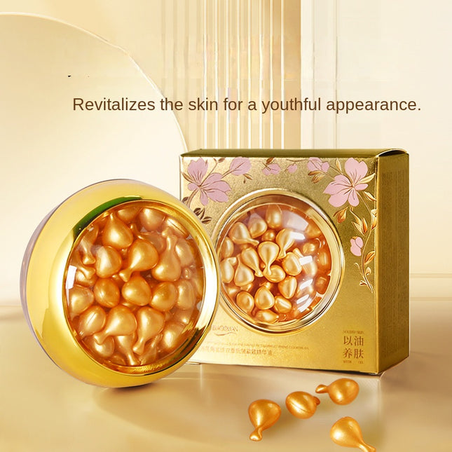 Double anti wrinkle and firming essence oil anti wrinkle and rejuvenating essence