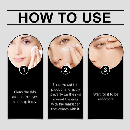 Jaysuing Retinol Eye Cream, Tightens Eye Skin And Lightens Fine Lines Moisturizing And Hydrating Eye Cream