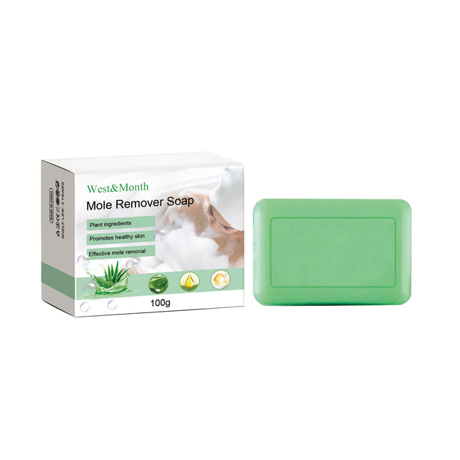 Mole Remover Soap, Repair Meat Granules Corns And Dark Moles, Smooth Skin Anti-wart Cleansing Soap
