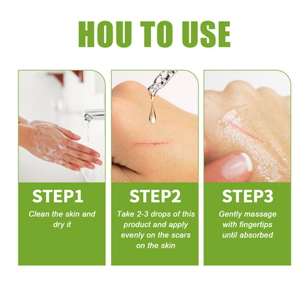 EELHOE Scar Repair Serum Reduces Scar Acne Mark Pregnancy Surgery Scar Repair Smooth Skin Care