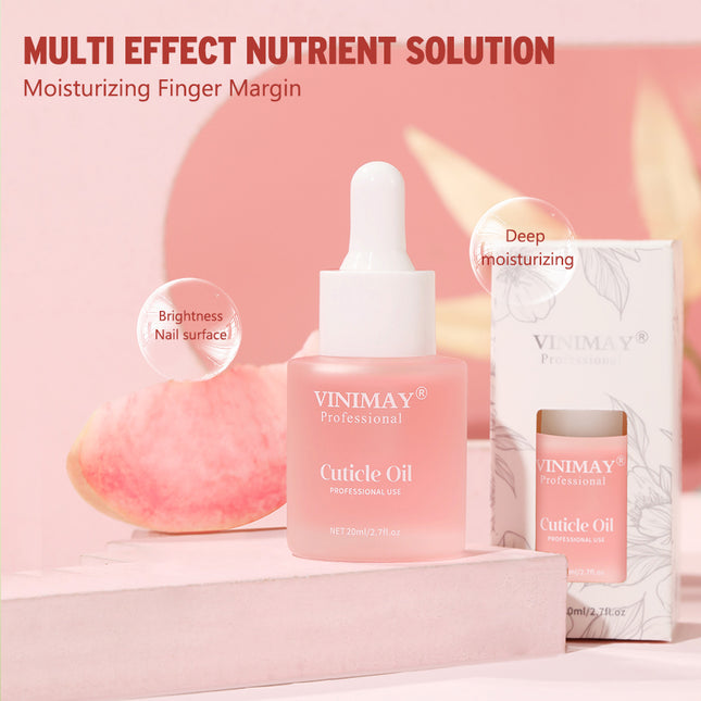 Nutritious oil double-layer anti fall puncture skin moisturizing care softener nail art 20ml multi-color fingertip oil