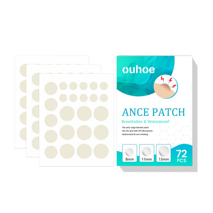OUHOE Acne Patch, Repair Facial Acne Invisible Concealer Hydrocolloid Patch
