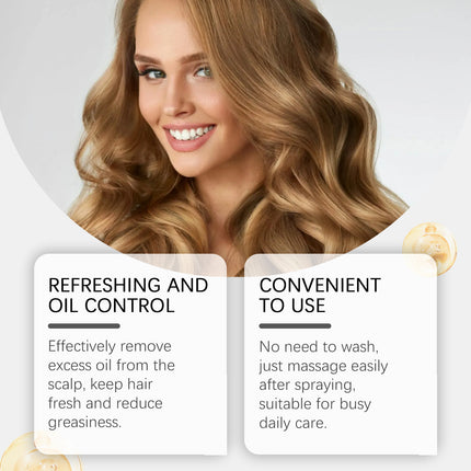 Hoegoa Hair Volumizing Spray, Hair Volumizing Lazy Person Remove Oil Refreshing Long-Lasting Styling Leave-In Spray