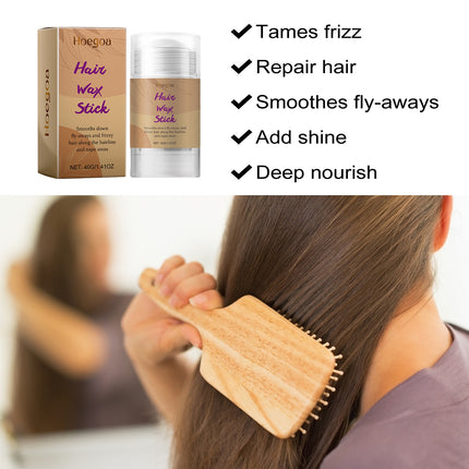 Hoegoa Hair Straightening Stick, A Natural And Lustrous Hair Straightening Stick That Smoothes Frizz And Provides Long-Lasting Styling