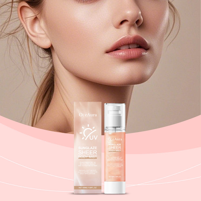 OceAura Refreshing Protective Spray, Moisturizes Summer Outdoor Uv Protection Refreshing Non-Sticky Spray