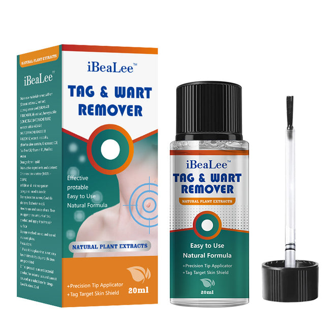Flat and sharp warts, with a warm and moisturizing facial warts remover