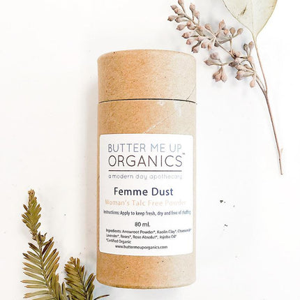 Femme Dust / Organic Talc Free Powder / No Chaffing / Freshening