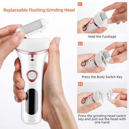 Electric Rechargeable Foot Grinder Exfoliating Foot Repair