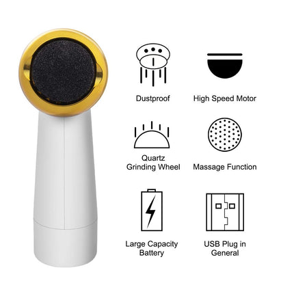 New Electric Pedicure Smooth Machine Callus Remover USB Charge Foot
