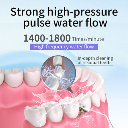 Portable Oral Irrigator Dental Water Flosser Device Thread Teeth