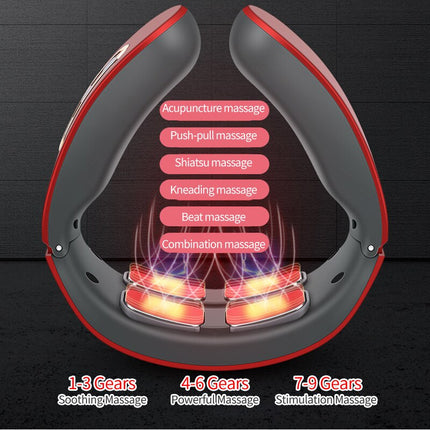Smart Electric Neck Massager Wireless Shoulder Body Massager 6 Modes