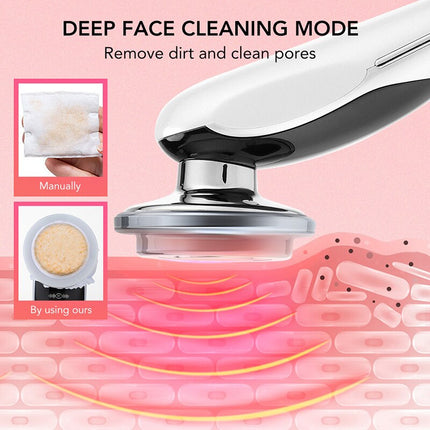7 In 1 RF Face Massager Skin Rejuvenation Mesotherapy Facial Lifting