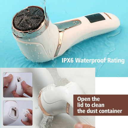Electric Pedicure Tools Foot Care 3 Grinding Heads