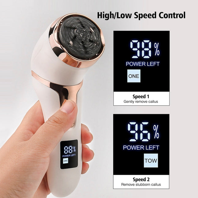 Electric Pedicure Tools Foot Care 3 Grinding Heads
