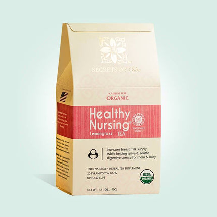 Lemongrass Lactation Tea – USDA Organic Breastfeeding Support Tea for