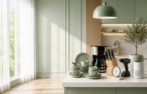 <h3>Home <br/>& Kitchen</h3>