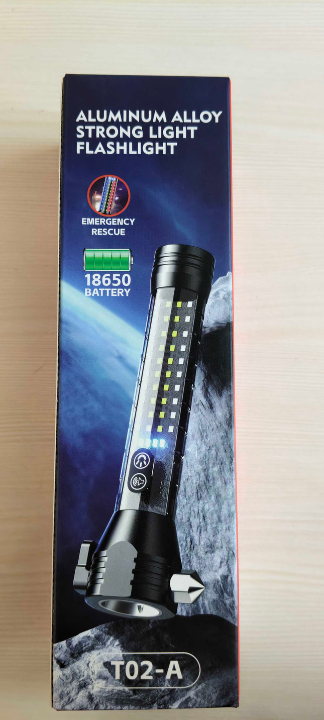 Kezu Aluminum Alloy Strong Light Flashlight , Emergency Rescue,18650 Battery ( T02-A )
