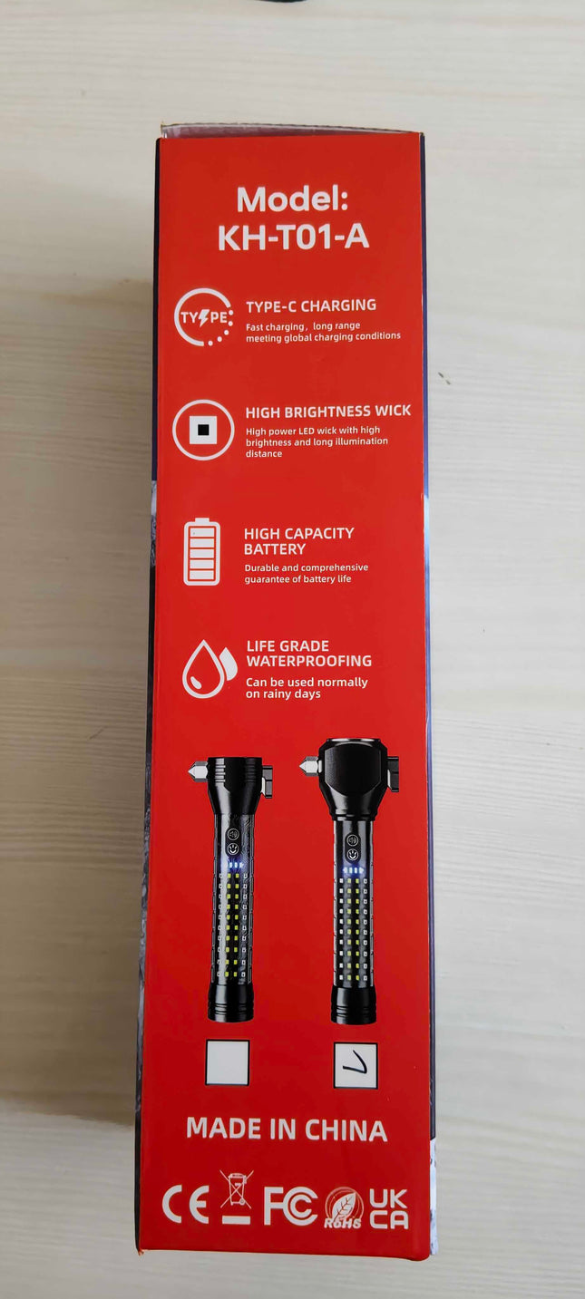 Kezu Aluminum Alloy Strong Light Flashlight , Emergency Rescue,18650 Battery ( T02-A )