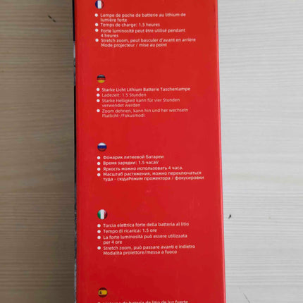 Kezu Aluminum Alloy Strong Light Flashlight , Emergency Rescue,18650 Battery ( T02-A )
