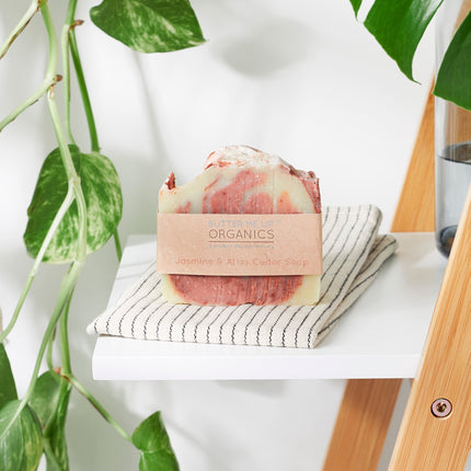 Jasmine, Atlas Cedar, & Pine Organic Soap Essential Oils