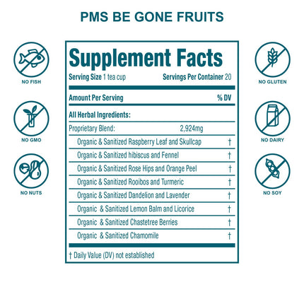 Secrets of Tea PCOS & PMS Herbal Support Tea for Women – Wellness &