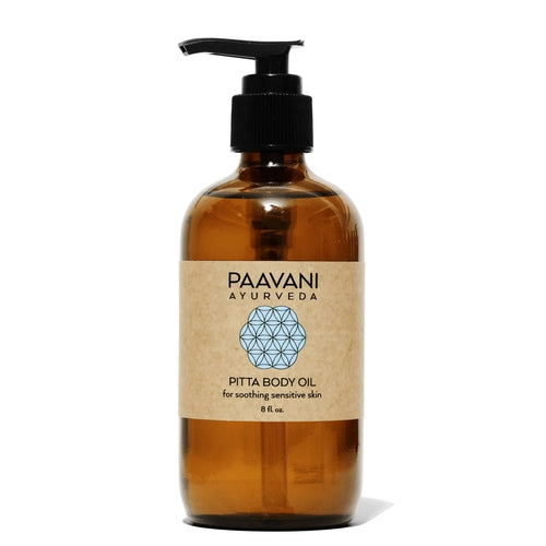 Pitta Body Oil | Cooling Ayurvedic Abhyanga Oil for Sensitive Skin