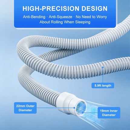 JBMBHC CPAP Nasal Mask with Headgear, Elbow & Silicone Cushion, Replacement CPAP Nose Mask, Universal Nasal Sleep Mask, Perfect Sealing - M - Mask Headgear