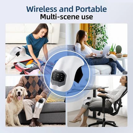 hailicare Electric Knee Massager Infrared Wireless Airbag Vibrating Leg Massager Heating Knee Pads Knee Joint Massager