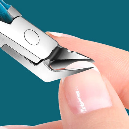 FERYES Stainless Steel Toenail Clipper Straight Blade for Ingrown & Thick Nails Sharp Pointed Tip Ingrown Nail Clipper Manicure Tools -  A-Silver