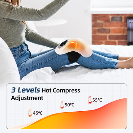 hailicare Electric Knee Massager Infrared Wireless Airbag Vibrating Leg Massager Heating Knee Pads Knee Joint Massager