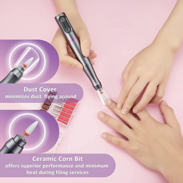 Electric Nail Drill Machine Professional Electric Nail File for