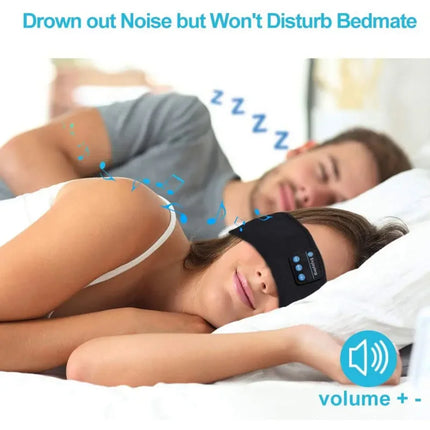 branches Sleep Mask Bluetooth Sleeping Headphones Headband Thin Soft Elastic Comfortable Wireless Music Headset Eye Mask For Side Sleeper - Grey