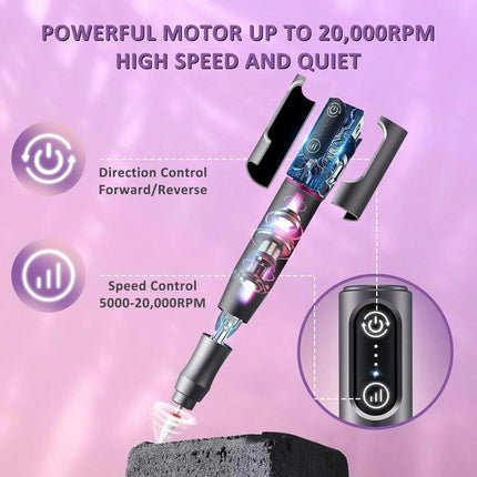 Electric Nail Drill Machine Professional Electric Nail File for