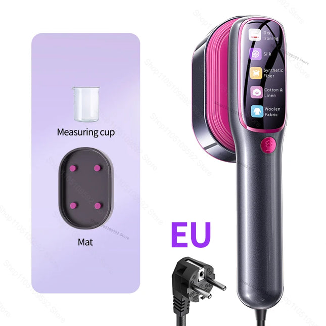 CENRR Portable Steamer Iron Steam Hanging Iron Professional Handheld 1200W Household Heating Portable Garment Steamer Clothing Surface - Purple