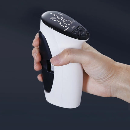 MIHJUSFDH Digital Hand Dynamometer Electronic Grip Strength Meter Auto Capturing LED Display Accurate Portable for Grip Strength - White