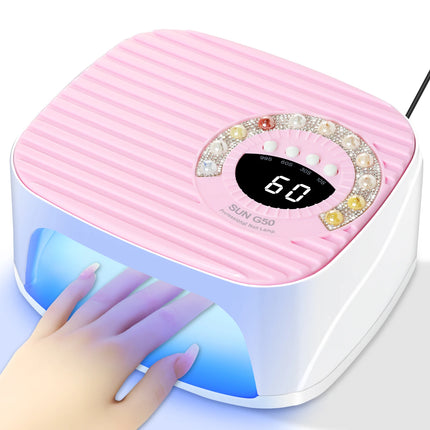 LIMEGIRL Nail UV Lamp 45LEDs Professional Nail Dryer Rapid Cure Lamp for Nails Phototherapy Light for Manicure Salon Acrylic Gel Art Quick Drying Tools