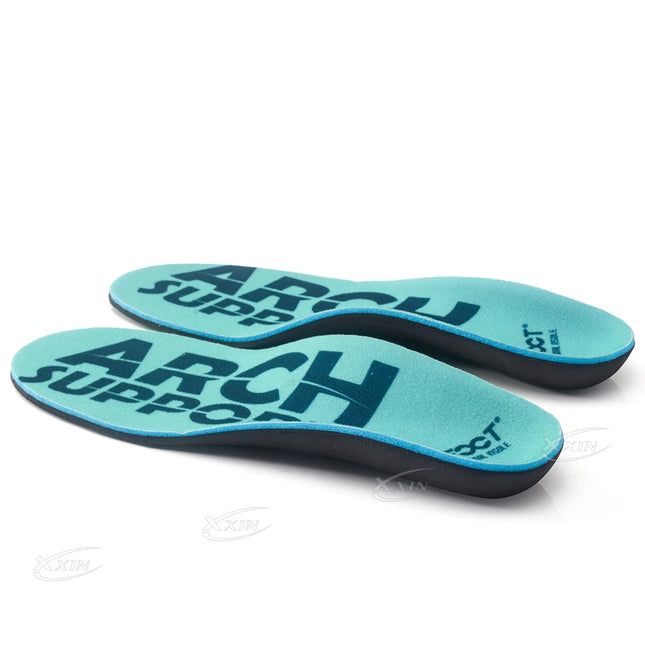 Aningboy Arch Support Insole Orthopedic Insole Men Women Sport Shoe Insert Flat Foot Shoe Pad Size35-46 - Blue