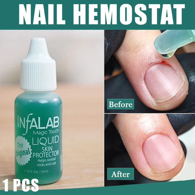 INFA-LAB Nail Art Hemostatic Tool Powerful Fast to Stop Bleeding for Manicure Exclusive for Nail Salons